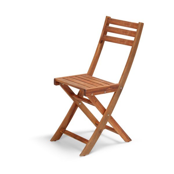 Sedia da giardino pieghevole in legno di acacia Natur - Debut-image-1