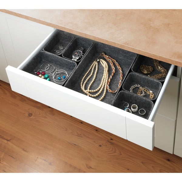 Set di 7 organizer grigi - Wenko-image-3