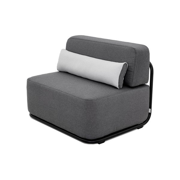 Modulo divano da giardino grigio scuro (pezzo centrale) Straw - Sit Sit-image-3