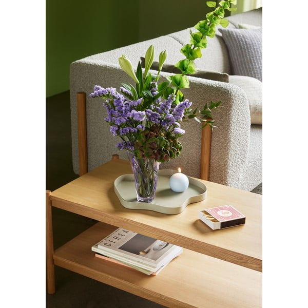 Vaso viola in vetro fatto a mano altezza 18 cm Bloom - Hübsch-image-1