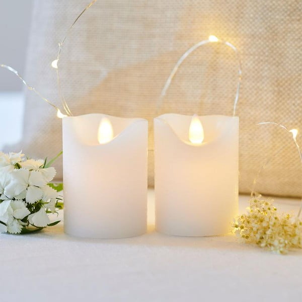 Candele LED in set da 2 (altezza 6,5 cm) Sara Mini - Sirius-image-1