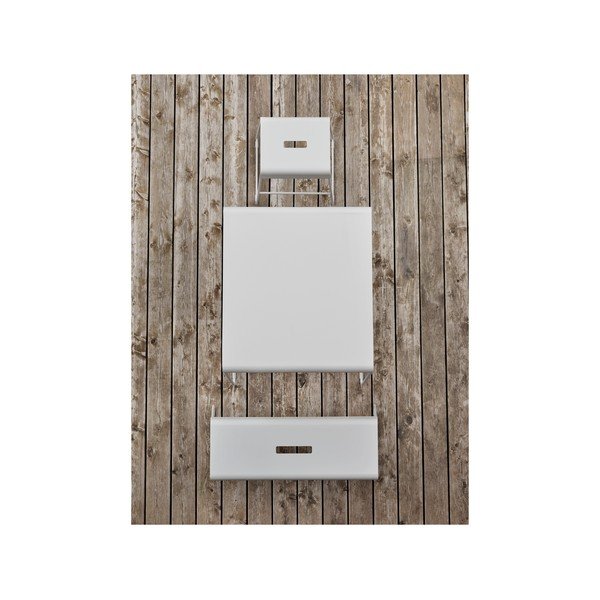 Sgabello in metallo bianco A-Stool - Zone-image-1