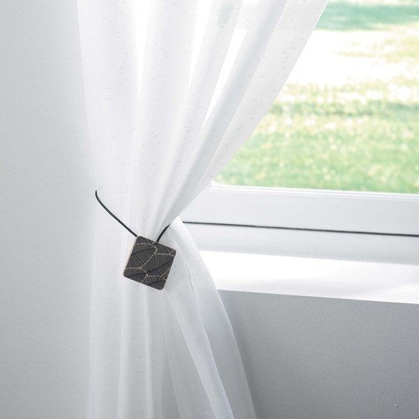 Clip per tende Black leaf - douceur d'intérieur-image-1