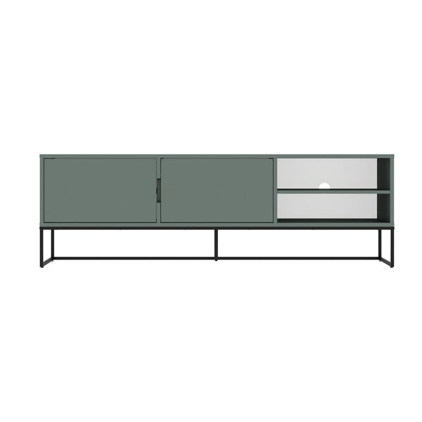 Tavolo TV grigio-verde 176x57 cm Lipp - Tenzo