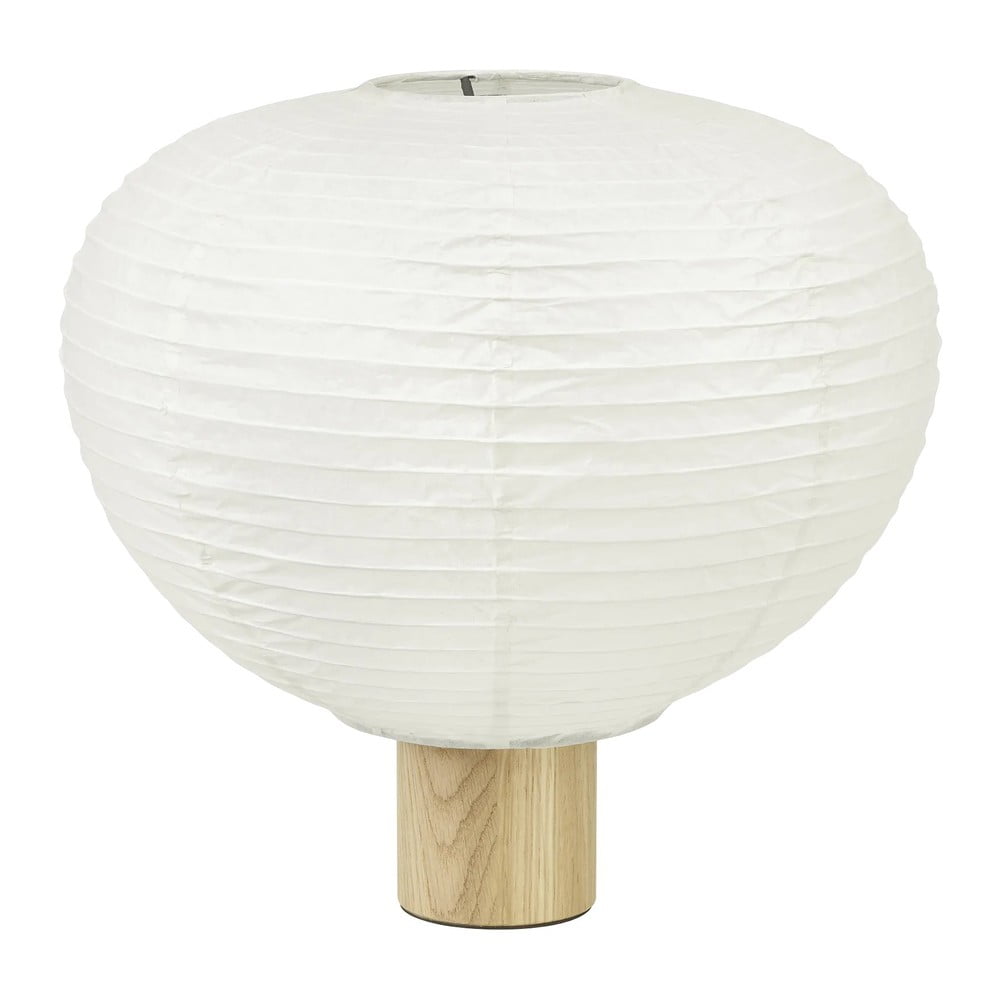 Lampada da tavolo bianca con paralume in carta (altezza totale 32 cm) Kami – Blomus | Abat-jour e lampade da tavolo