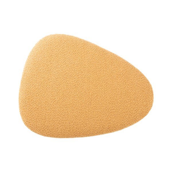 Sgabello giallo in tessuto bouclé Ada - Leitmotiv-image-3