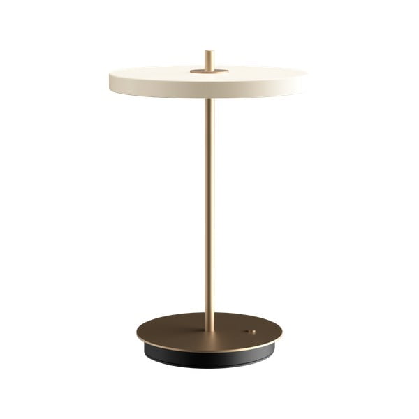 Lampada da tavolo dimmerabile a LED bianchi con paralume in metallo (altezza 31 cm) Asteria Move - UMAGE