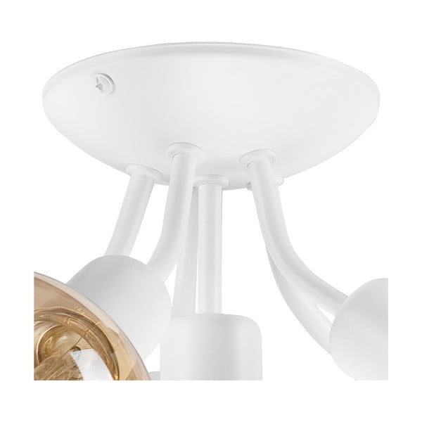 Plafoniera senza paralume bianca Viggo – LAMKUR-image-3