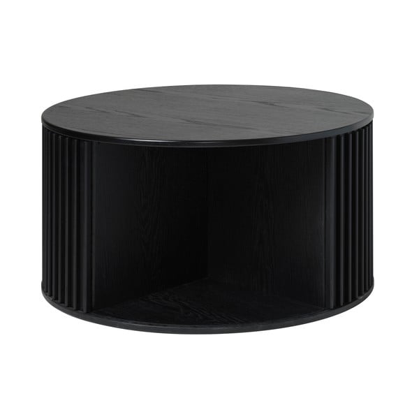 Tavolino rotondo nero ø 85 cm Siena - Unique Furniture-image-3