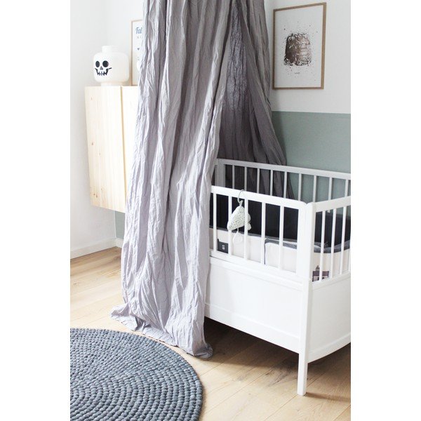 Tappeto in lana grigio chiaro, ⌀ 120 cm Ball Rugs - Wooldot-image-4
