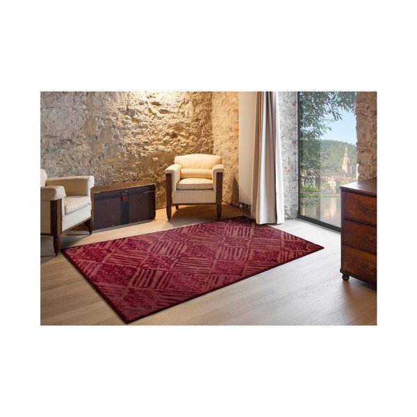 Tappeto rosso Soho, 160 x 230 cm - Universal-image-2