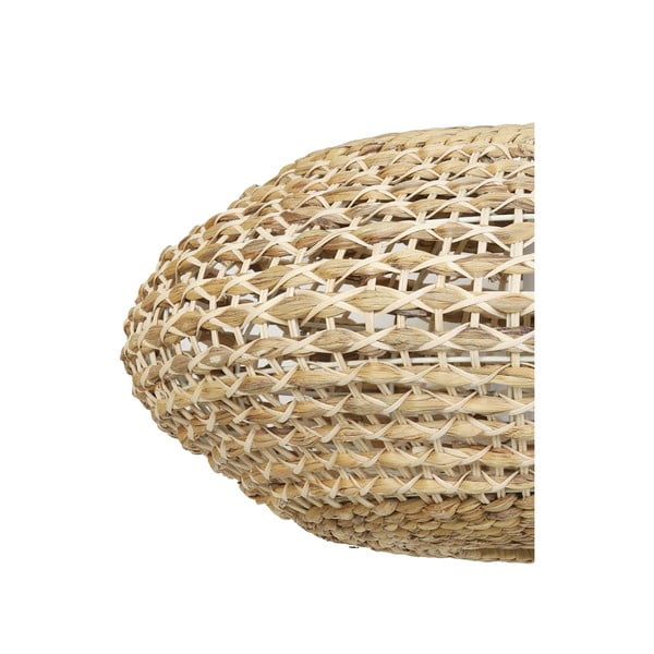 Apparecchio a soffitto in colore naturale con paralume in rattan e seagrass ø 60 cm Tripoli - Light & Living-image-1