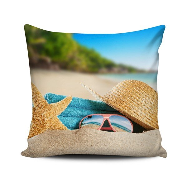 Polštář Home de Bleu Tropical Holliday, 43 x 43 cm