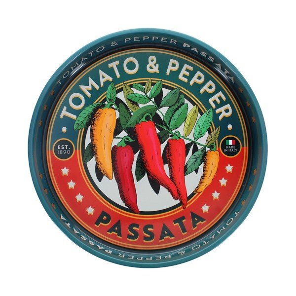 Vassoio in metallo ø 33 cm Passata – Rex London