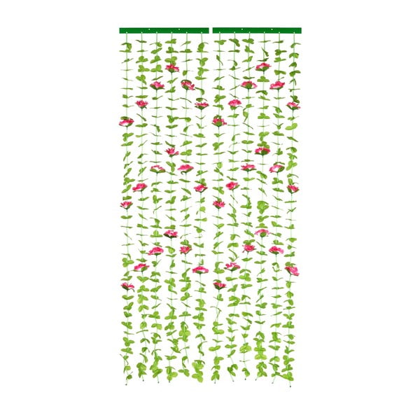 Tenda rossa/verde alla porta 90x190 cm Roses – Maximex