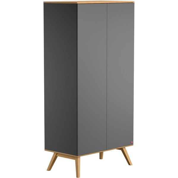 Armadio grigio Mitra, altezza 2 m - Vox