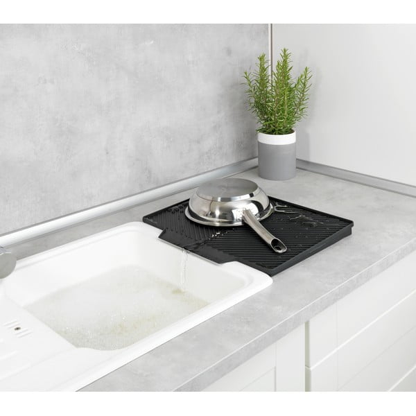 Vaschetta di raccolta grigio scuro , 34 x 40 cm Nelia - Wenko-image-2