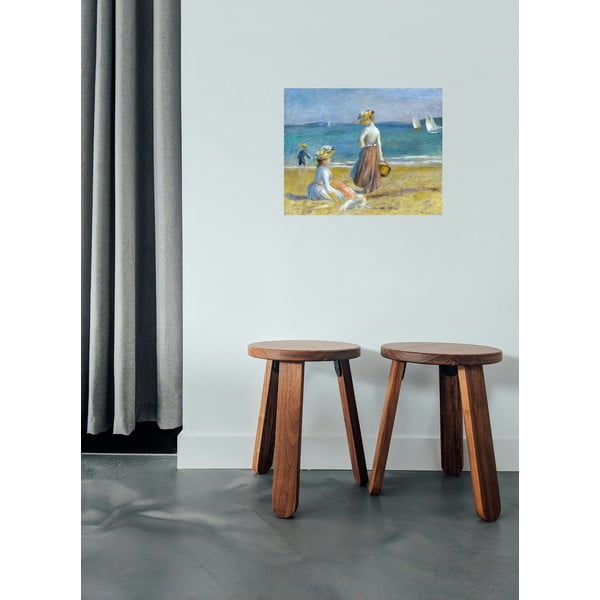 Riproduzione di un dipinto , 50 x 40 cm Auguste Renoir - Figures on the Beach - Fedkolor-image-1