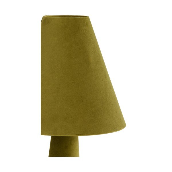 Lampada da tavolo verde con paralume in tessuto (altezza totale 61 cm) Devia – Light & Living-image-3