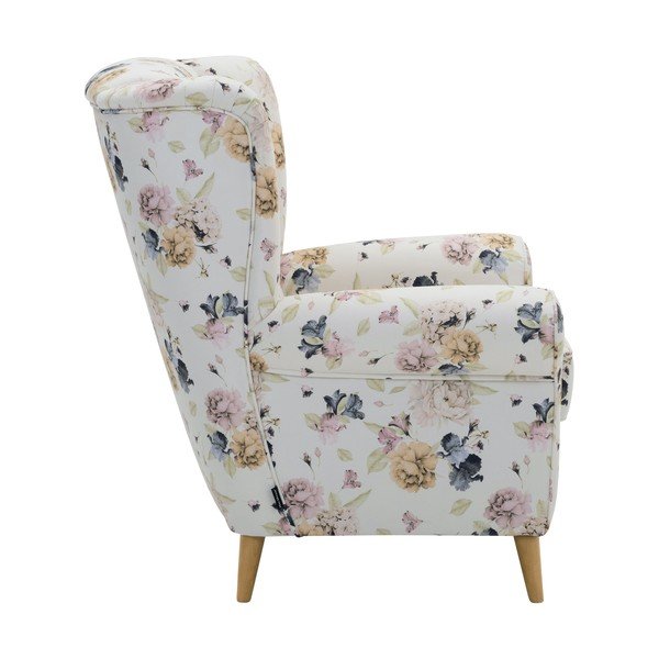 Poltrona a fiori bianchi Anton Angelo - Max Winzer-image-4