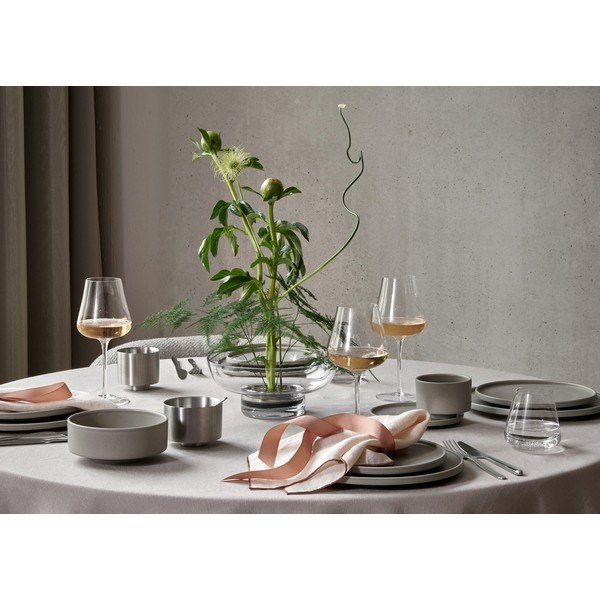 Tazzine in set con parete doppia argentate in acciaio inox 2 pz Makoto Steel – Blomus-image-1