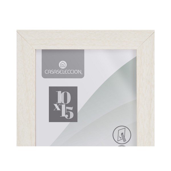 Cornice bianca verticale con sostegno/da appendere 12,5x17,5 cm Sencillo – Casa Selección-image-2