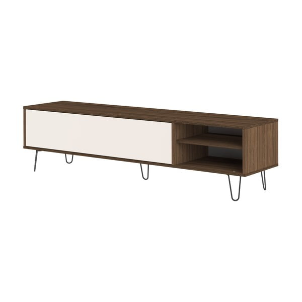 Tavolo TV crema in noce 165x44 cm Aero - TemaHome-image-3