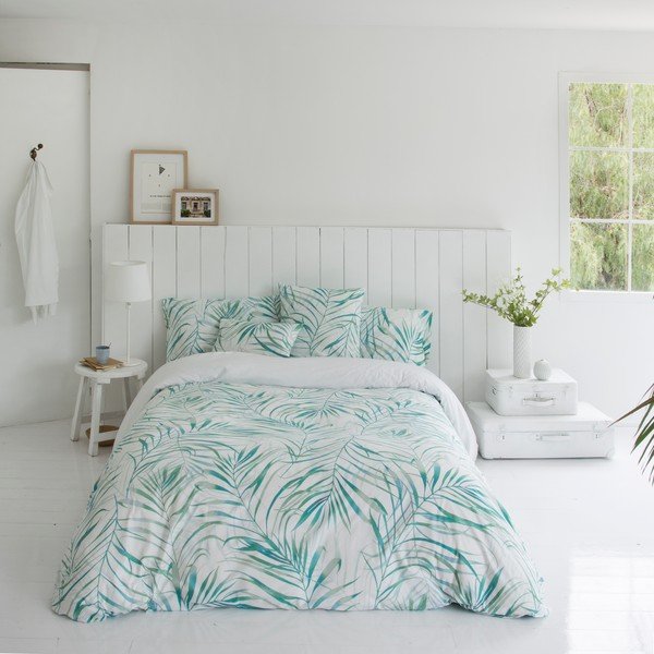 Set di 2 federe in cotone, 50 x 75 cm Baker Aqua - Marghett-image-3