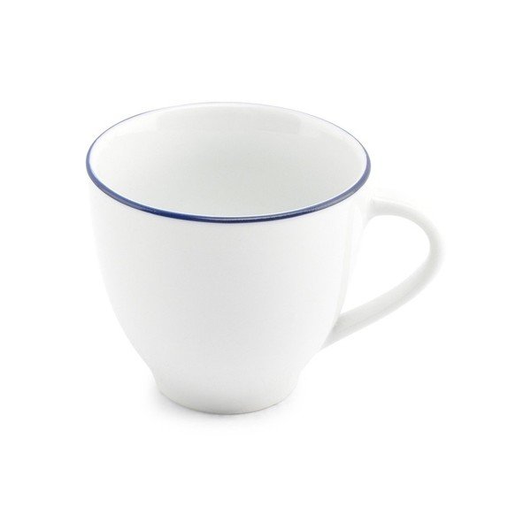 Tazzina per cappuccino bianca in porcellana 200 ml Basic White – BonBistro-image-1