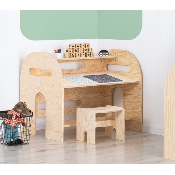 Scrivania per bambini 76x93 cm MUNDO - Adeko