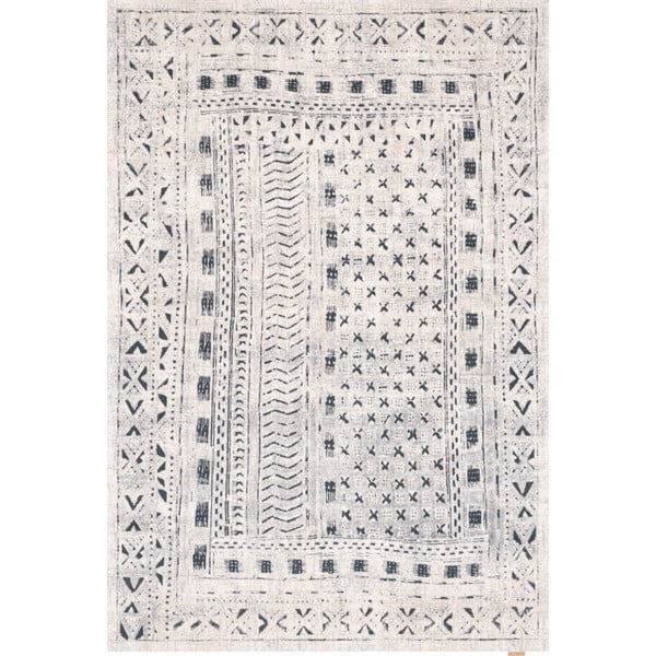 Tappeto in lana bianca 230x340 cm Masi - Agnella