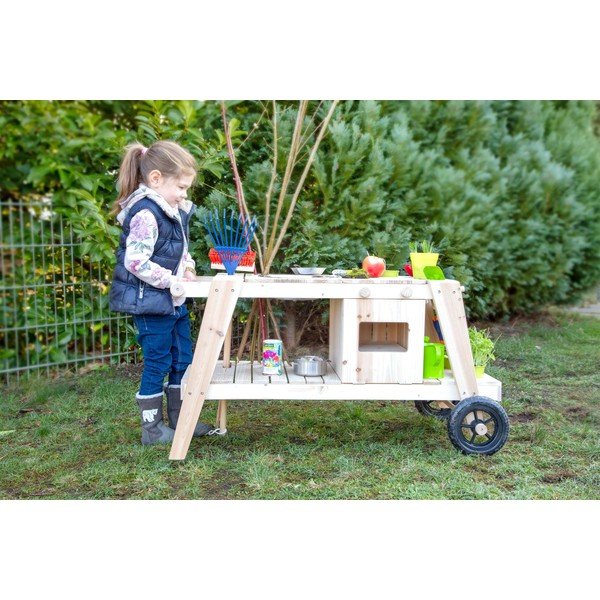Cucina da esterno in legno per bambini Mud - Legler-image-1