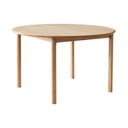 Tavolo da pranzo rotondo pieghevole in rovere naturale ø 120 cm Noor - Hammel Furniture