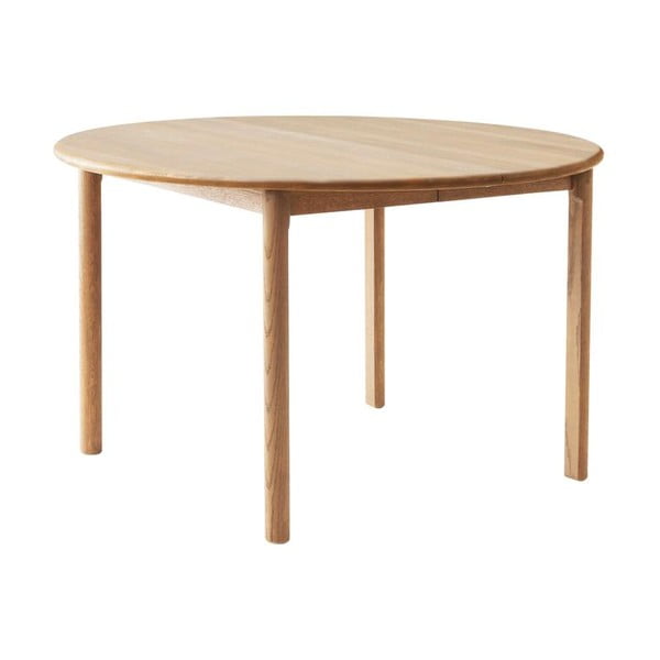 Tavolo da pranzo rotondo pieghevole in rovere naturale ø 120 cm Noor - Hammel Furniture