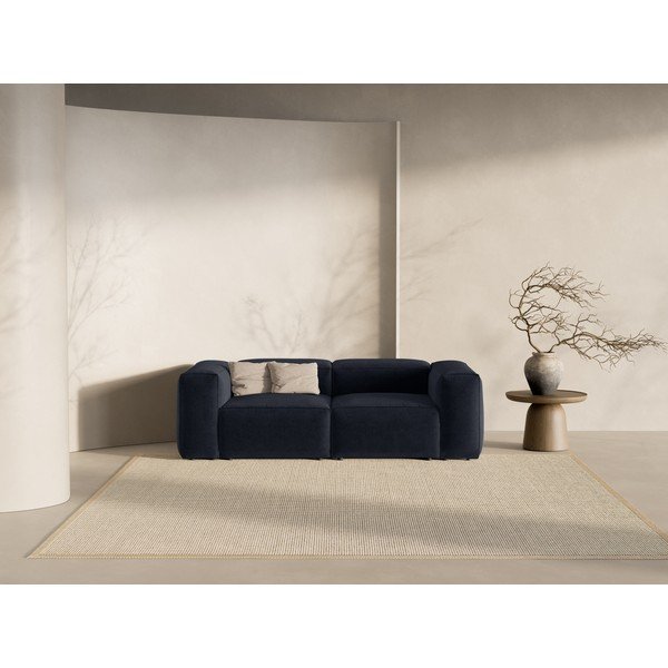 Divano blu scuro 224 cm Bergamo – Cosmopolitan Design-image-1