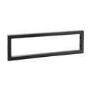 Supporto per piano nero in acciaio 44x2 cm – Sapho