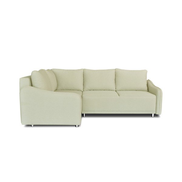 Béžová rohová rozkládací pohovka Windsor & Co. Sofas Delta, levý roh
