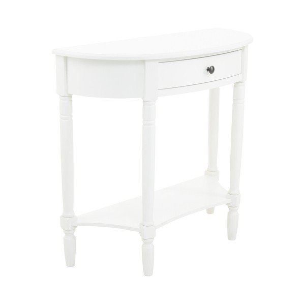 Tavolo consolle bianco in pino massiccio 32x93 cm Heritage – Premier Housewares