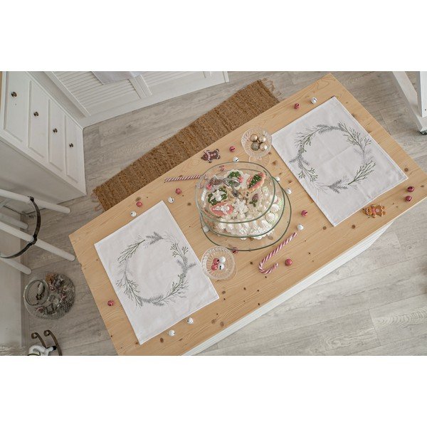 Tovagliette di stoffa in set da 2 35x45 cm Christmas Twigs - Butter Kings-image-1
