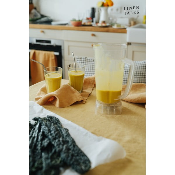 Tovaglia di lino 140x140 cm Honey - Linen Tales-image-2