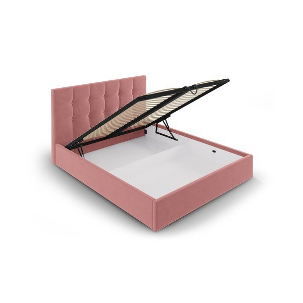 Letto matrimoniale rosa , 140 x 200 cm Nerin - Mazzini Beds-image-3