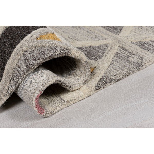 Tappeto in lana grigio 120x170 cm River - Flair Rugs-image-1