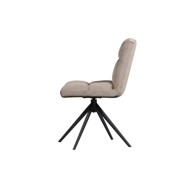 Sedia da pranzo girevole beige Vinny - WOOOD-image-2