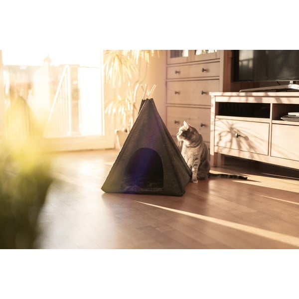 Tenda a tenda per animali domestici grigio scuro Tipi - Wenko-image-3