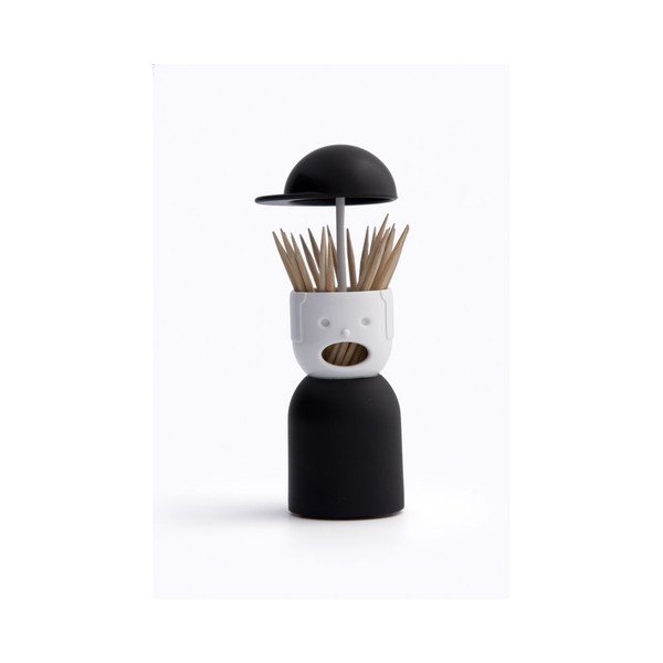 Porta stuzzicadenti nero &CO Picky Boy - Qualy-image-1