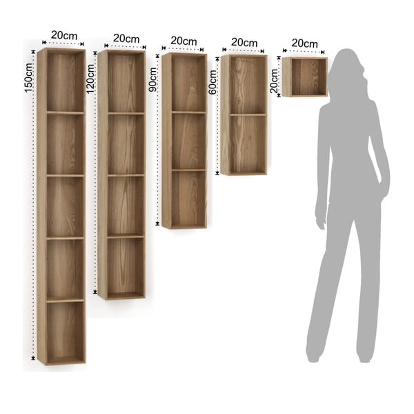 Scaffale , 20 x 15 x 20 cm Billa - Tomasucci-image-4