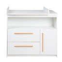 Cassettiera bassa bianca 107x98 cm Lilo - Roba