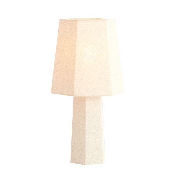 Lampada da tavolo color crema con paralume in tessuto (altezza totale 50 cm) Musabo – Light & Living-image-1