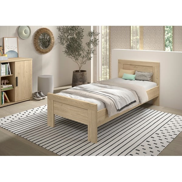 Letto da bambini di colore naturale rete non inclusa 90x200 cm Sam – Vipack-image-1