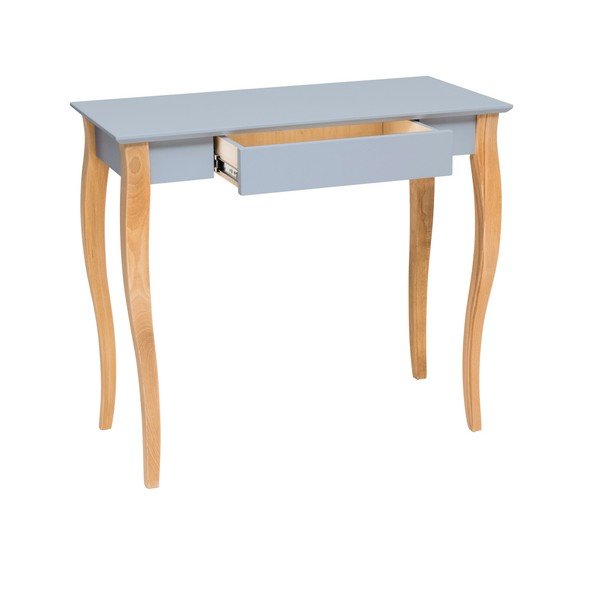 Scrivania grigio chiaro, lunghezza 85 cm Lillo - Ragaba-image-1